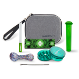 Happy Kit Deluxe - Various Colors - (1CT, 4CT OR 8 Count)-Hand Glass, Rigs, & Bubblers
