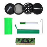 Happy Kit Happy Pouch Kit - Various Colors - (1CT, 4CT OR 8 Count)-Hand Glass, Rigs, & Bubblers