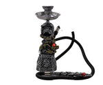 Havana Gold - 14" "Choked" Skull Hookah - Color May Vary - (1 Count)-Hand Glass, Rigs, & Bubblers