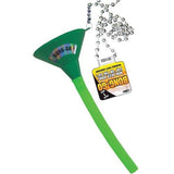 HEAD RUSH Mini Beer Bong On The Go Necklace - Color May Vary - (4 Count)-Novelty, Hats & Clothing
