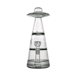 Hemper 10" Mothership UFO Glass Bubbler - Various Colors - (1 Count)-Hand Glass, Rigs, & Bubblers