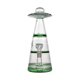 Hemper 10" Mothership UFO Glass Bubbler - Various Colors - (1 Count)-Hand Glass, Rigs, & Bubblers