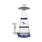 Hemper 10" Mothership UFO Glass Bubbler - Various Colors - (1 Count)-Hand Glass, Rigs, & Bubblers