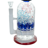 Hemper Fireworks XL Glass Bubbler - (1 Count)-Hand Glass, Rigs, & Bubblers