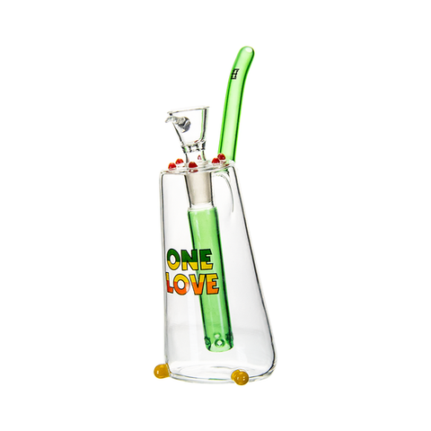 Hemper - One Love Bubbler - 1 Count-Hand Glass, Rigs, & Bubblers