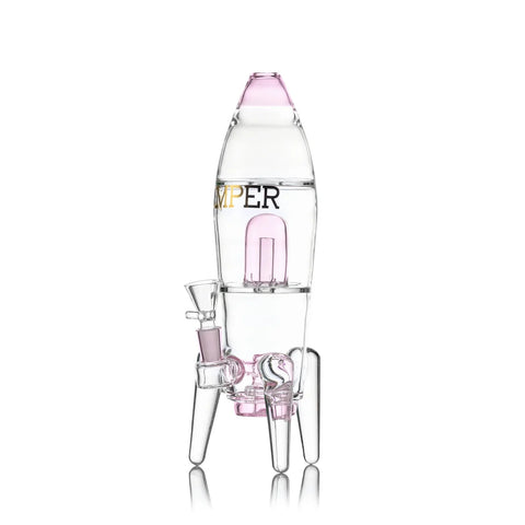 Hemper Rocket Ship 11" Water Bubbler - Various Colors - (1 Count)-Hand Glass, Rigs, & Bubblers