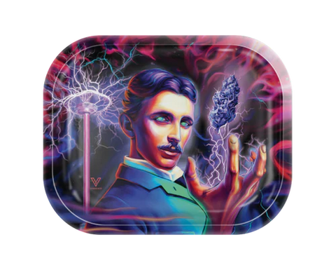High Voltage Tesla Metal Tray - Small or Medium Available - (1, 5, or 10 Count)-Rolling Trays and Accessories