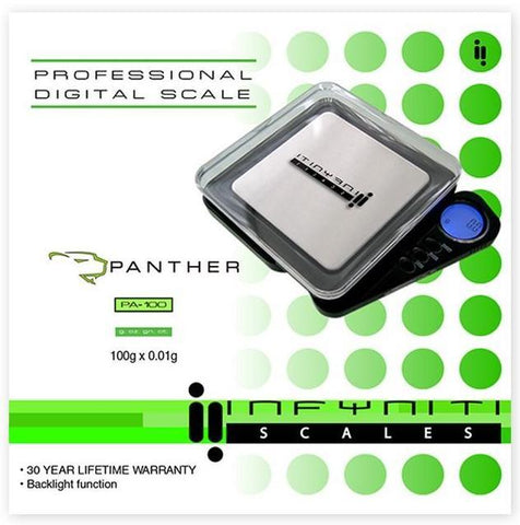 Infyniti PA100 Panther Scale 100G X 0.01G - Various Colors (1 Count)-Scales & Calibration Weights