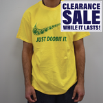 Just Doobie It Yellow - T-Shirt - Various Sizes - (1 Count or 3 Count)-Novelty, Hats & Clothing