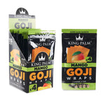 King Palm Goji Wraps - 4 Per Pack - Various Flavors - (15 Count Display)-Papers and Cones