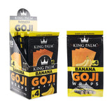 King Palm Goji Wraps - 4 Per Pack - Various Flavors - (15 Count Display)-Papers and Cones