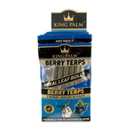 King Palm Mini Size 5 Pack - Various Flavors - (15 Count Display)-Papers and Cones