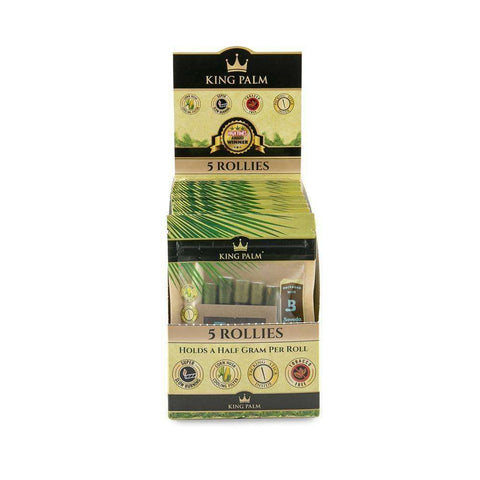 King Palm Rollies Size Cones w/ Boveda - 15ct - (15 Count Display)-Papers and Cones