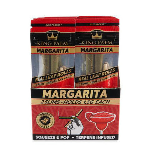 King Palm Slim Cones 2 Cone Per Pack - Margarita - (20 Count Display)-Papers and Cones
