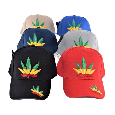 Leaf Baseball Cap - (1CT, 3CT OR 6 Count)-Novelty, Hats & Clothing