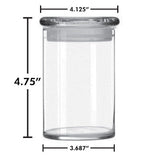 Libbey 22oz Fat Body Display Jar with Lid - (1 Count)-Glass Jars