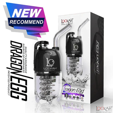 Lookah Dragon Egg E-Rig Vaporizer - Various Colors - (1 Count)-Vaporizers, E-Cigs, and Batteries