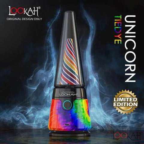 Lookah Unicorn Portable Rig - Various Colors - (1 Count)-Vaporizers, E-Cigs, and Batteries