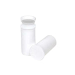 Loud Lock 19 Dram Pop Top Vial - 1/8 Oz - White - (225 Count)-Pop Top Vials