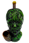 Medium Size Hand Made Resin Pipe - Various Designs - Style I - (1 Count)-Hand Glass, Rigs, & Bubblers