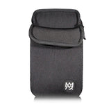 Mj Arsenal Padded Zipper Pouch - Black - (1 Count)-Hand Glass, Rigs, & Bubblers