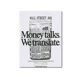Money Talks We Translate Motivational Poster-Poster