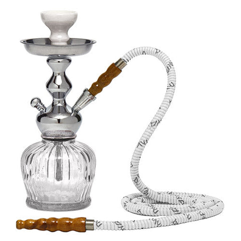 Mya Econo QT 13" Hookah - Clear - (1 Count)-Hand Glass, Rigs, & Bubblers