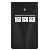 Mylar Bag DymaPak Child Resistant CR Black 1/4 Oz - Opaque 7 Grams (1,000 Count)-MYLAR SMELL PROOF BAGS