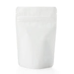 Mylar Bag Opaque Matte White Metallized - 1/4 Oz Bag - 7 Grams (100, 500 or 1,000 Count)-MYLAR SMELL PROOF BAGS