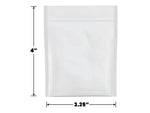 Mylar Bag Opaque White 1 Gram (100 to 50,000 Count)-MYLAR SMELL PROOF BAGS