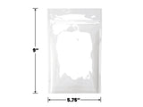 Mylar Bag White/Clear - 1 Oz - 28 Grams 6 x 9.25" - (100 to 50,000 Count)-Mylar Smell Proof Bags