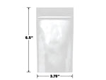 Mylar Bag White/Clear - 1/4 Oz - 7 Grams - 4" x 6.5" - (100 to 50,000 Count)-Mylar Smell Proof Bags