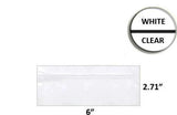 Mylar Bag White/Clear - Preroll - (100 to 50,000 Count)-Mylar Smell Proof Bags