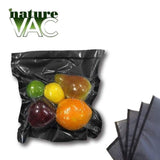 NatureVAC Vacuum Bag Pre-Cut Sheets 11 inch x 24 inch (50 Count)-Mylar Smell Proof Bags