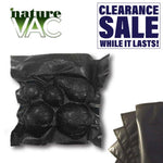NatureVAC Vacuum Bag Pre-Cut Sheets 15 inch x 20 inch (50 Count)-Mylar Smell Proof Bags