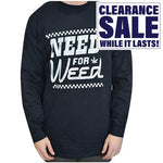 Need for Weed Long Sleeve Black T Shirt - Various Sizes - (1 Count or 3 Count)-Novelty, Hats & Clothing