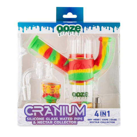 OOZE Cranium Silicone Water Bubbler & Concentrate - Various Colors (1 Count)-Hand Glass, Rigs, & Bubblers