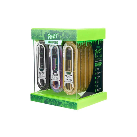 OOZE Twist Slim Pen 2.0 - 2 Color Combos - (24 Count Display)-Vaporizers, E-Cigs, and Batteries
