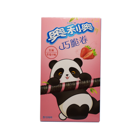 Oreo Crispy Rolls Strawberry - (1 Count)-Exotic Snacks