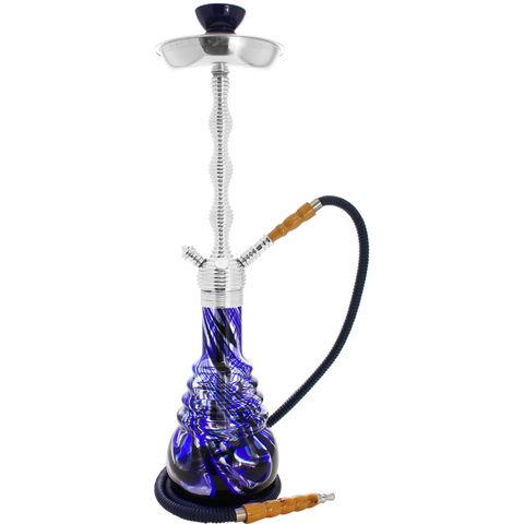 Pharaohs Petra Hookah - Midnight Blue - (1 Count)-Hand Glass, Rigs, & Bubblers
