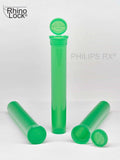 Philips RX 116mm Blunt Tube - Translucent Lime - CPSC Child Resistant - (475 Count)-Joint Tubes & Blunt Tubes