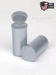 Philips RX 13 Dram Pop Top Vial - 1 Gram - Child Resistant - Silver - Opaque (315 Count)-Pop Top Vials