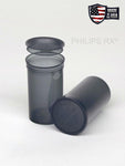 Philips RX 19 Dram Pop Top Vial - 1/8 Oz - Child Resistant - Smoke - Translucent (225 Count)-Pop Top Vials