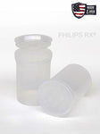 Philips RX 30 Dram Pop Top Vial - 1/4 Oz - Child Resistant - Clear - Translucent (150 Count)-Pop Top Vials