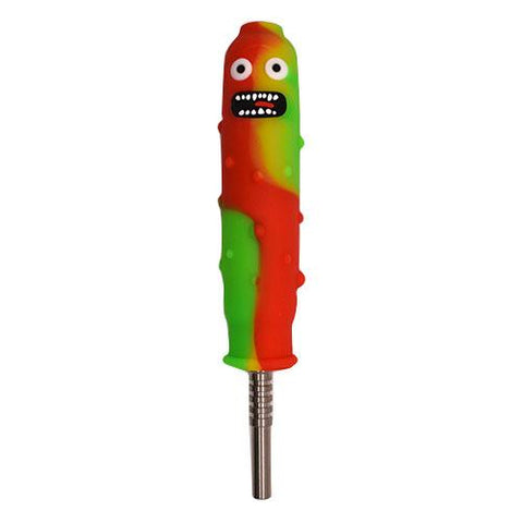 Pickle Silicone Concentrate Tool - Color May Vary - (1 OR 3 Count)-Silicone Hand Pipe