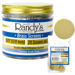 Randy's .625" Stainless Steel Screen Jar - Available In Stainless Steel OR Brass - (36 Packs Per Display)-Hand Glass, Rigs, & Bubblers