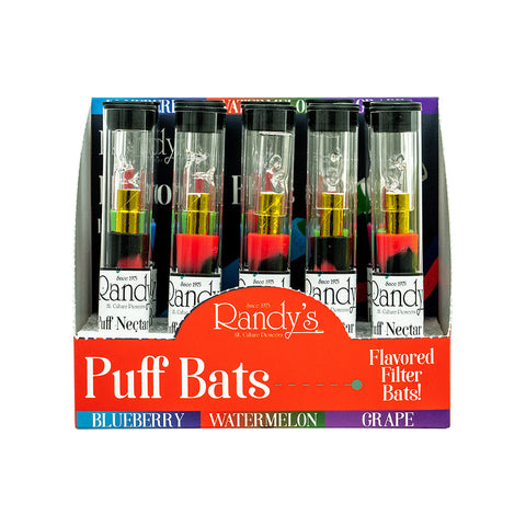 Randy's Flavored Nectar Puff Bat - Assorted Flavors - (15 Count Display)-Hand Glass, Rigs, & Bubblers