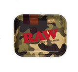 RAW Authentic Camouflage Metal Rolling Tray - Large - (1,5 OR 10 Count)-Rolling Trays and Accessories