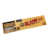 RAW Authentic Classic Pre Roll Cone 1 1/4 Size 84MM/24MM - 20 Cones Per Pack - (12 Count Display)-Papers and Cones