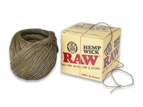 RAW Authentic Hemp Wick Ball 250ft Long European Edition - (1 Count)-Rolling Trays and Accessories